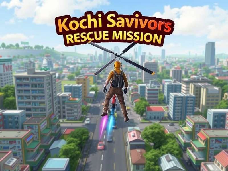 Kochi city landscape in Kochi Saviors Rescue Mission game